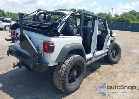 2022 Jeep Wrangler Unlimited Willys 4X4 из США, поврежденный, VIN 1C4HJXDG6NW154653